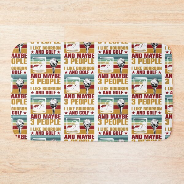 Item preview, Funny I Like Golf & Bourbon And Maybe 3 People Vintage  designed and sold by roboartpixel.