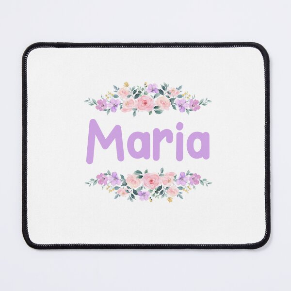 Item preview, Purple Flower Maria Name Label designed and sold by NormadWorld.