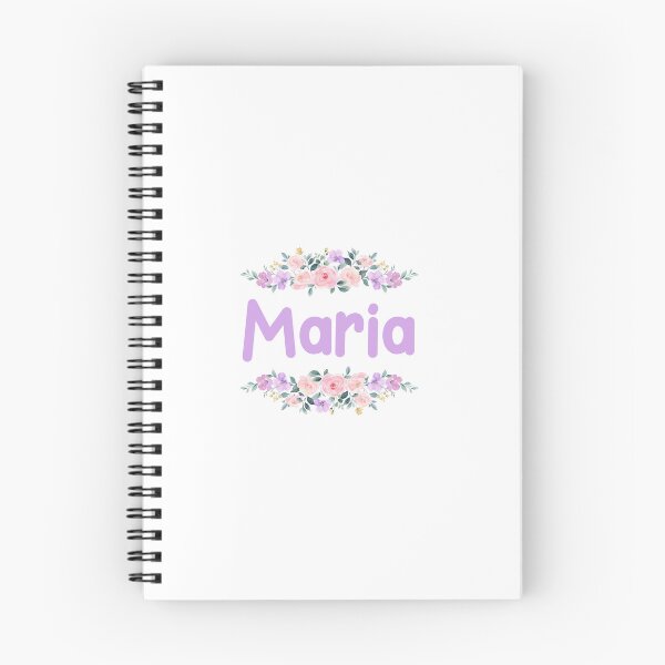 Item preview, Purple Flower Maria Name Label designed and sold by NormadWorld.