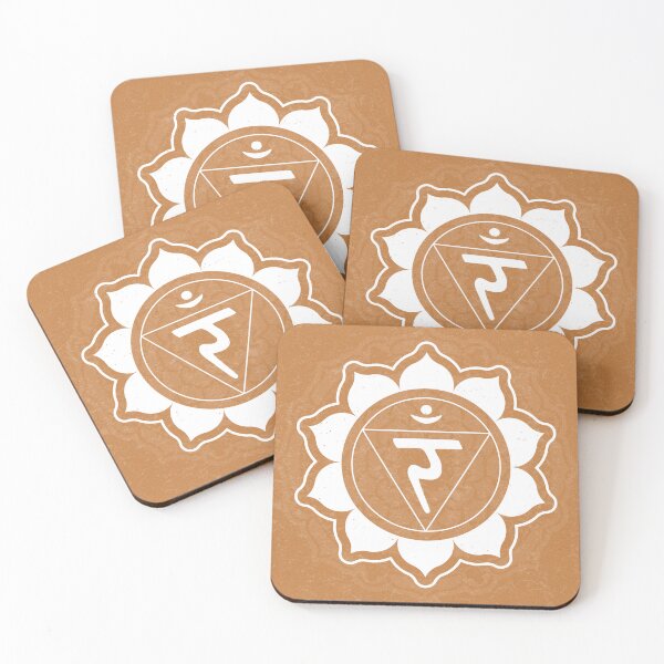 Item preview, Solar Plexus Chakra Mandala - Rust + Snow designed and sold by Irene Estelle.