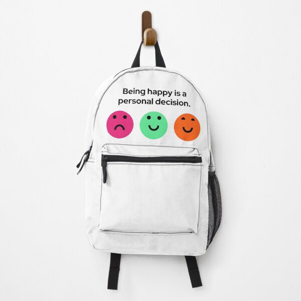 Item preview, Being happy is a personal decision (Black Text) | Positive Pixels designed and sold by SpectraStudio.
