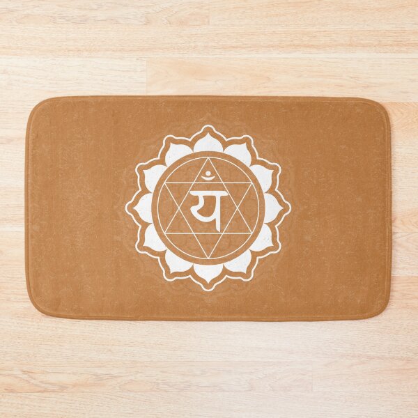 Item preview, Heart Chakra Mandala - Rust + Snow designed and sold by Irene Estelle.