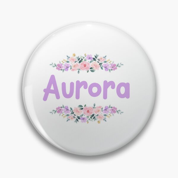 Item preview, Purple Flower Aurora Name Label  designed and sold by NormadWorld.