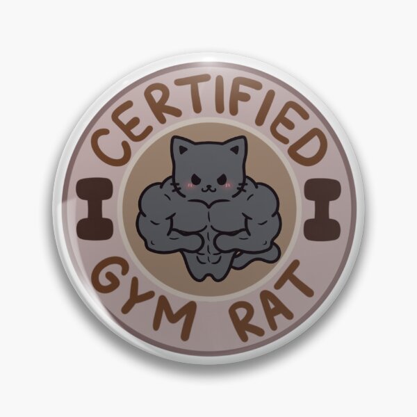 Item preview, Certified Gym Rat Black Cat Dark Version designed and sold by Kitkasss.