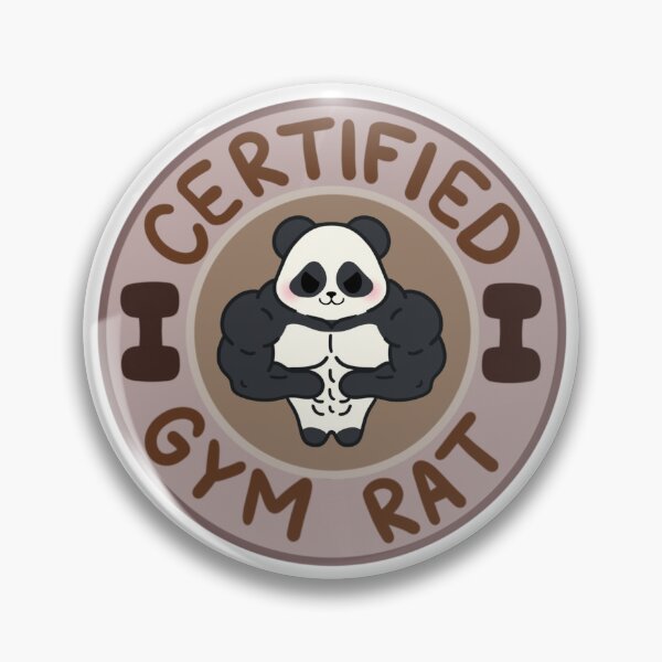 Item preview, Certified Gym Rat Panda Dark Version designed and sold by Kitkasss.