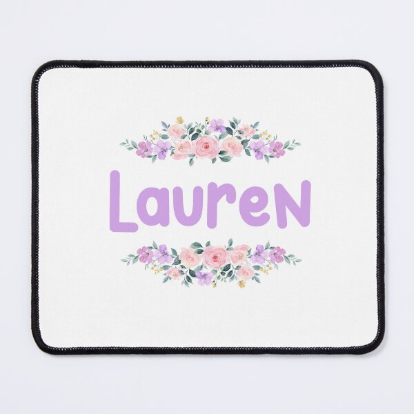 Item preview, Purple Flower Lauren Name Label designed and sold by NormadWorld.