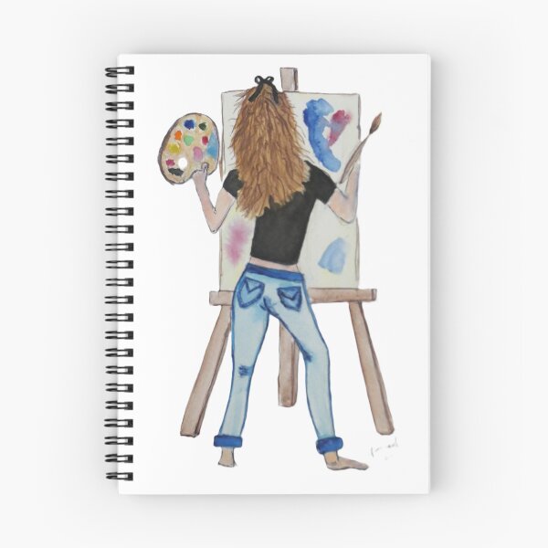 Item preview, The Girl Who Paints (transparent) designed and sold by Heart~Full Art by Julie J.