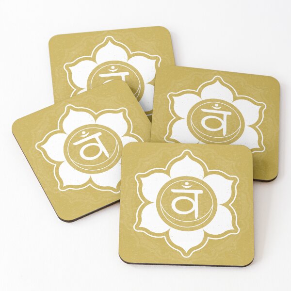 Item preview, Sacral Chakra Mandala - Saffron + Snow designed and sold by Irene Estelle.