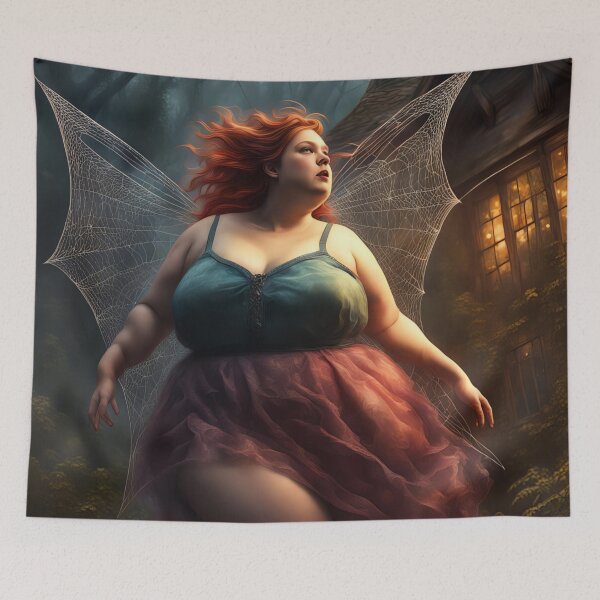 Aperçu de l'œuvre Webbina the fat fairy créée et vendue par Joanne Walsh.