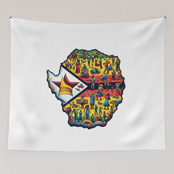 Item preview, Zimbabwe - Map People Zimbo designed and sold by Places On Earth.