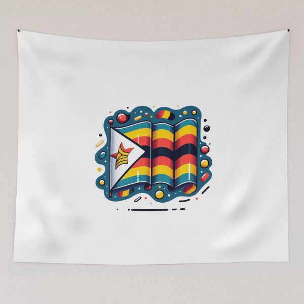 Item preview, Zimbabwe Flag designed and sold by Places On Earth.
