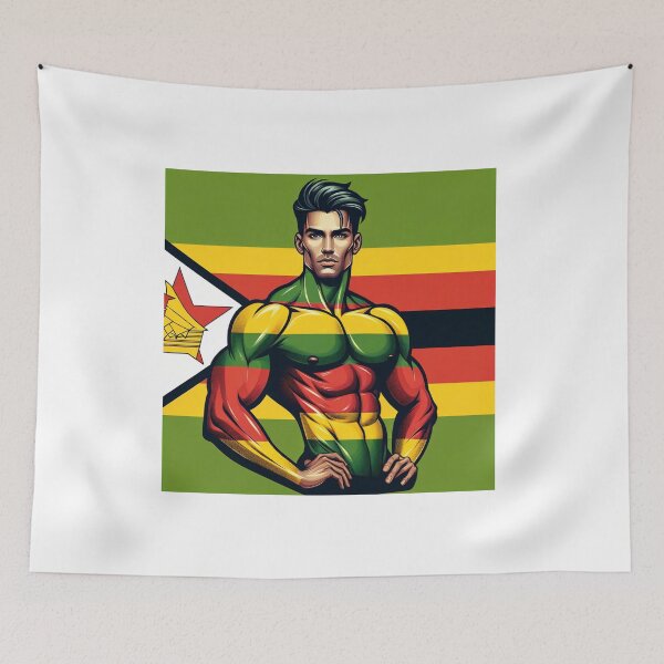 Item preview,  Zimbabwe - Zimbabwean Flag designed and sold by Places On Earth.