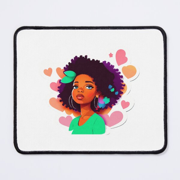 Item preview, Cute young black girl with afro hair! designed and sold by fribabywonder.