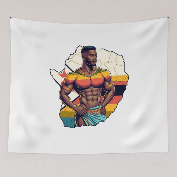 Item preview, Zimbabwe - Zimbabwean Zimbo Hunk Map designed and sold by Places On Earth.