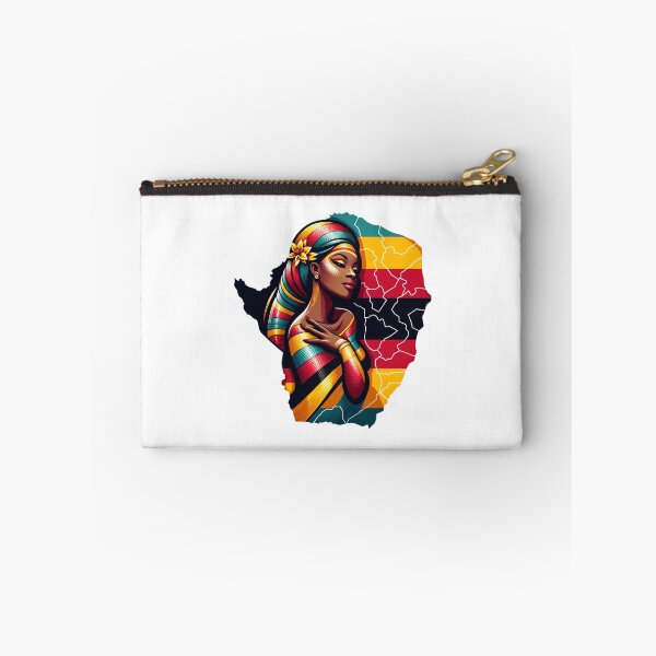 Item preview,  Zimbabwe - Zimbabwean Zimbo Woman Map designed and sold by Places On Earth.