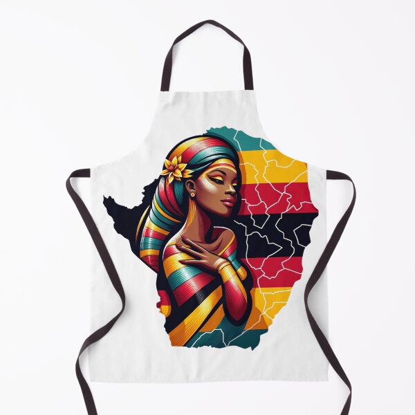 Item preview, Zimbabwe - Zimbabwean Zimbo Woman Map designed and sold by Places On Earth.