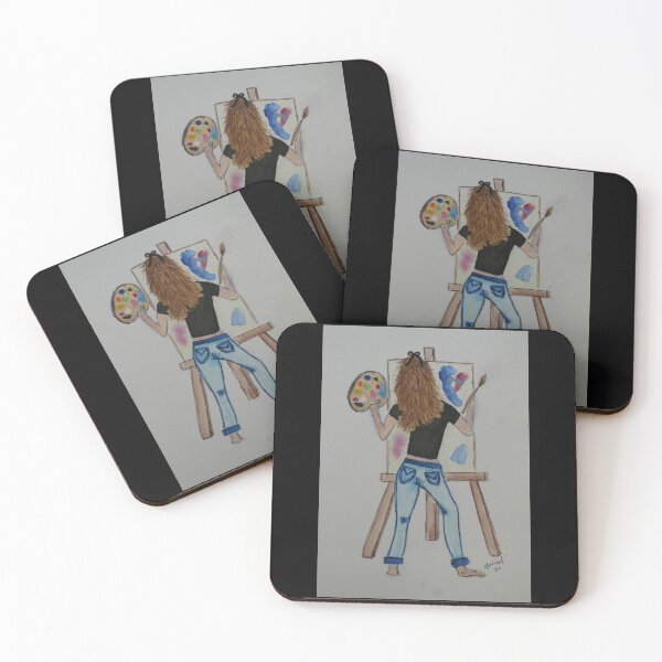 Item preview, The Girl Who Paints (solid) designed and sold by Heart~Full Art by Julie J.