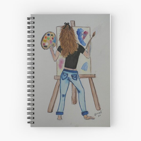 Item preview, The Girl Who Paints (solid) designed and sold by Heart~Full Art by Julie J.