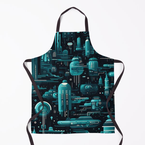 Item preview, Sci-Fi Spaceships Space Pattern designed and sold by KitKitStickers.