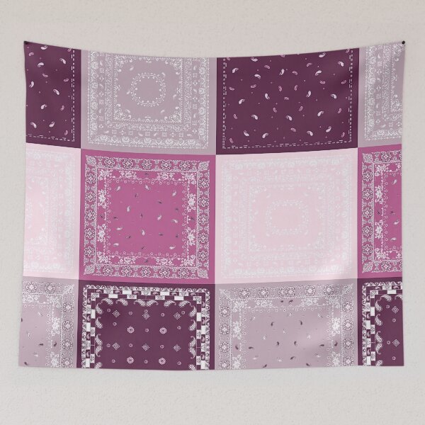 Item preview, Pink Handkerchief Paisley Design designed and sold by Pannpradit.