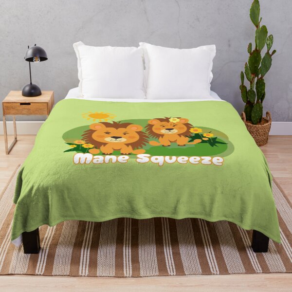 Item preview, Lindos leones 'Mane Squeeze' verde claro designed and sold by FocalFrenzy.