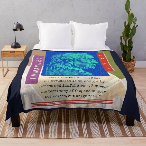 Item preview, Immanuel Kant: Seek not the favor of the multitude; it is seldom got by honest and lawful means. But seek the testimony of few; designed and sold by artbleed.