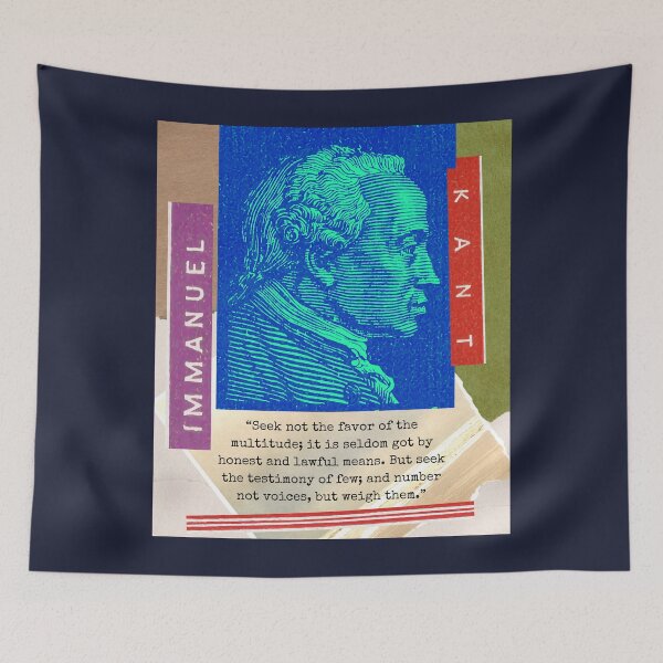 Item preview, Immanuel Kant: Seek not the favor of the multitude; it is seldom got by honest and lawful means. But seek the testimony of few; designed and sold by artbleed.