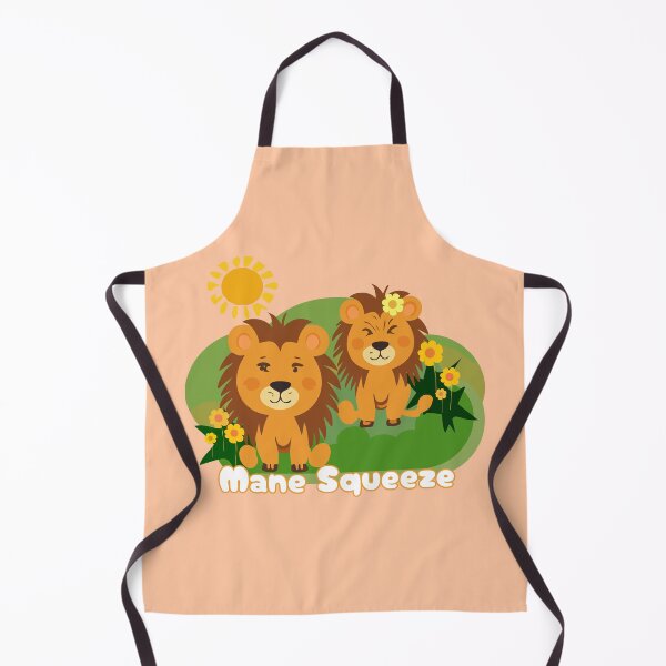 Artikelvorschau, Kopie von Cute lions 'Mane Squeeze' pfirsich entworfen und verkauft von FocalFrenzy.