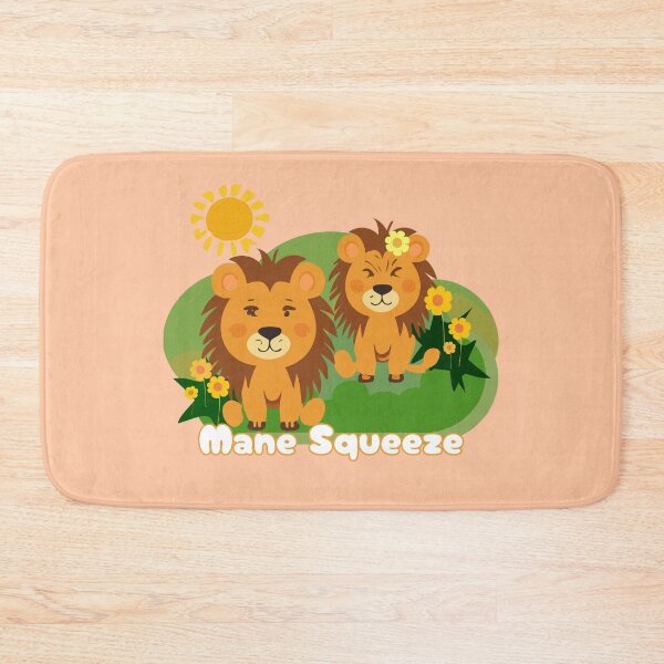 Artikelvorschau, Kopie von Cute lions 'Mane Squeeze' pfirsich entworfen und verkauft von FocalFrenzy.