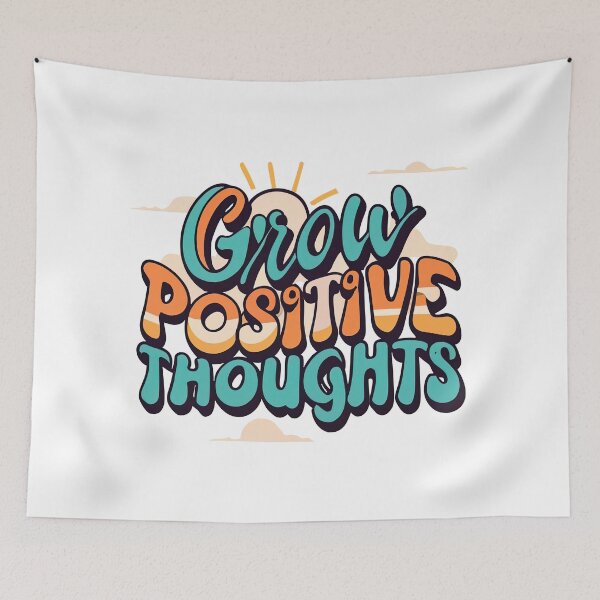 Item preview, Grow Positive Thoughts designed and sold by graphic-genie.