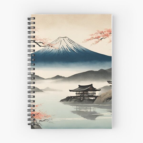 Item preview, Monte Fuji en estilo Shin-hanga: una elegancia atemporal designed and sold by Creative Zense™.