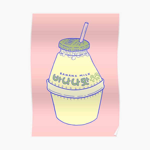Banana Milk Poster