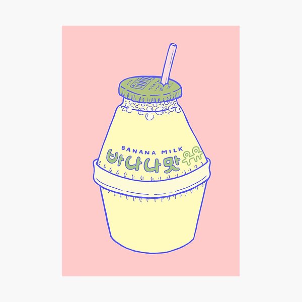 Banana Milk Photographic Print