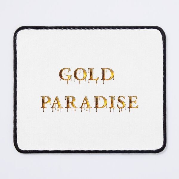 Item preview, Molten gold text that reads "Gold Paradise" designed and sold by Enigma_Zone.