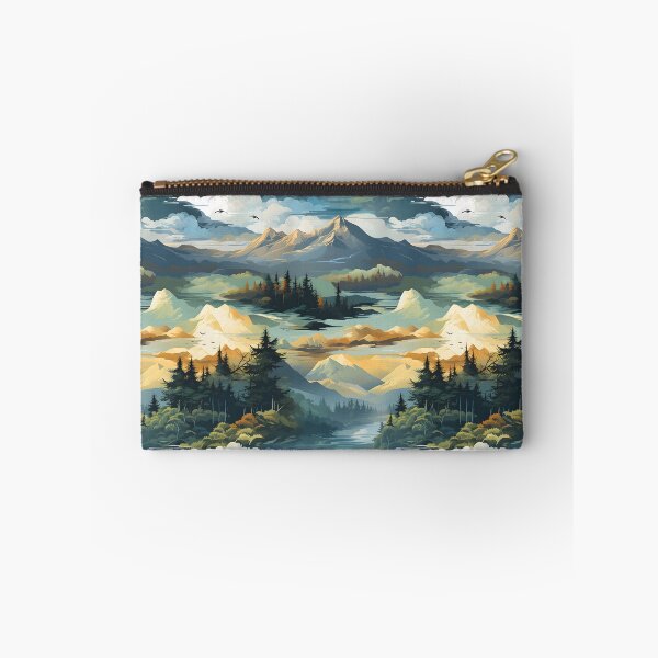 Item preview, Twilight Mountain Splendor: Enchanting Forest Lakescape designed and sold by VoyteksDesigns.
