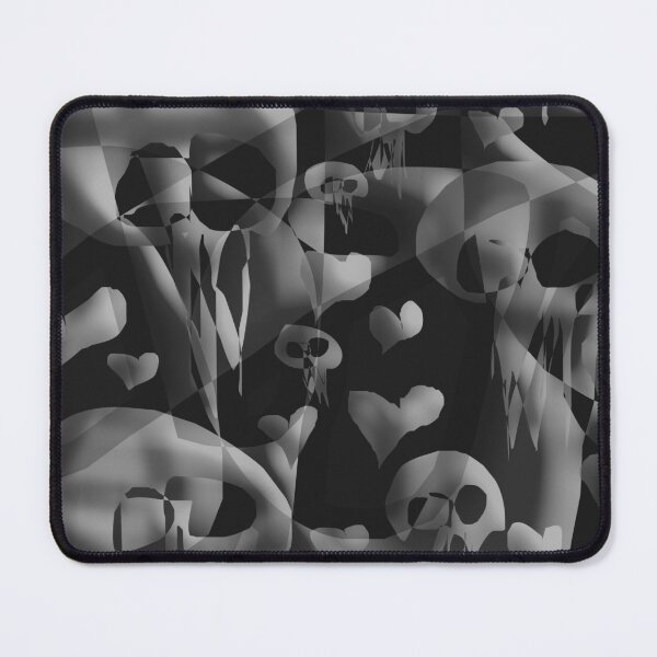 Item preview, Skulls and Hearts (Black and White) designed and sold by skullbal.