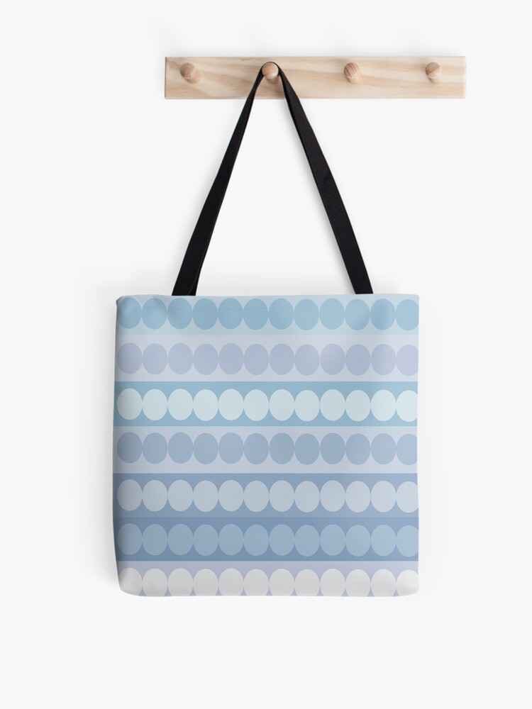 Thumbnail 1 of 2, Tote Bag, Geometric Pattern Teal Circles designed and sold by CarlaBaremb.