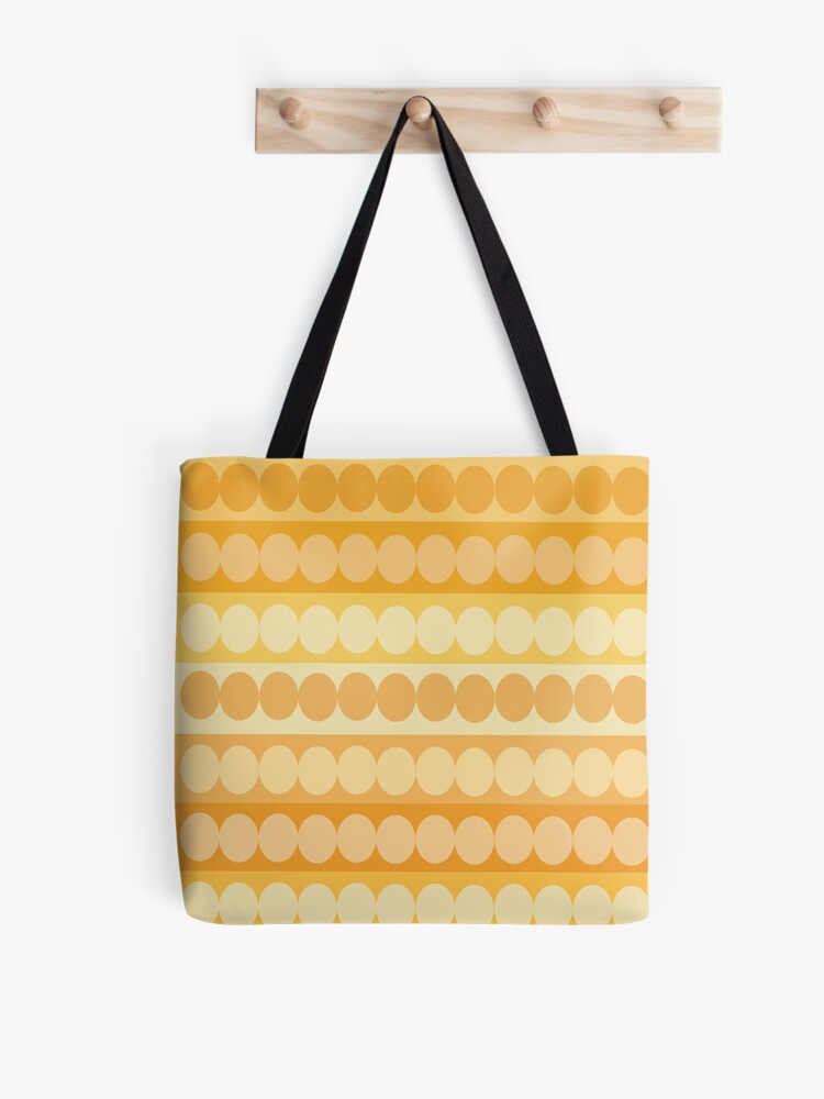 Thumbnail 1 of 2, Tote Bag, Geometric Pattern Orange Circles designed and sold by CarlaBaremb.