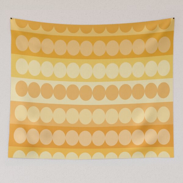 Item preview, Geometric Pattern Orange Circles designed and sold by CarlaBaremb.