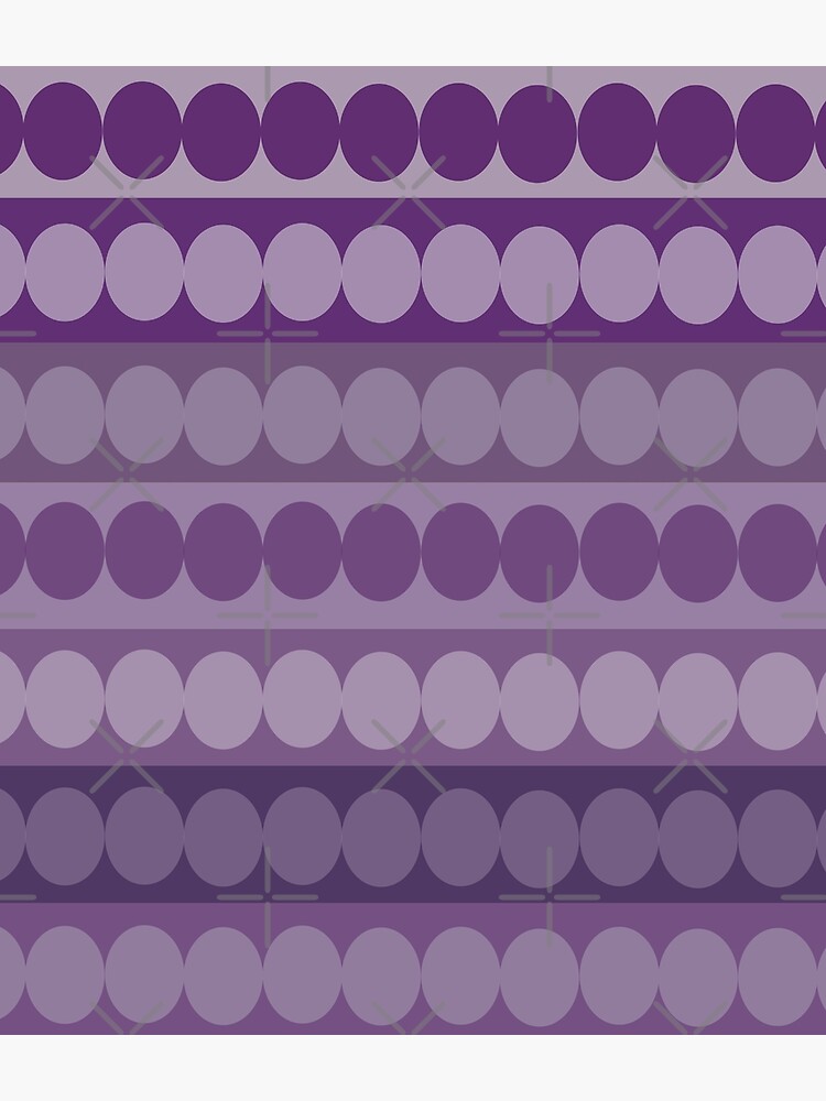 Thumbnail 3 of 3, Backpack, Geometric Pattern Purple Circles designed and sold by CarlaBaremb.