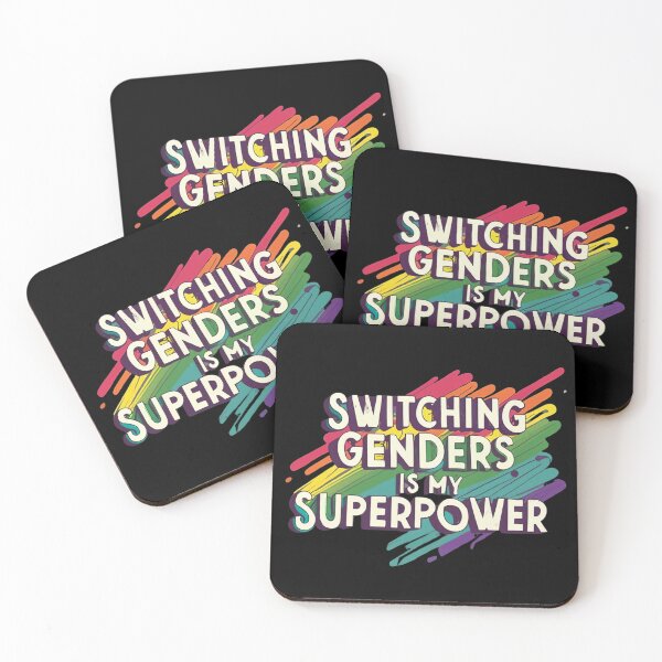 Item preview, Switching Genders Is My Superpower designed and sold by MillenniumDrip.