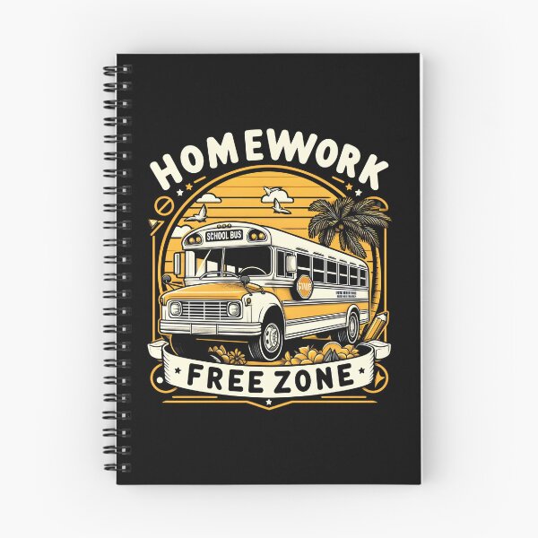 Item preview, School Bus: Homework-Free Zone designed and sold by Dungeon-Depot.