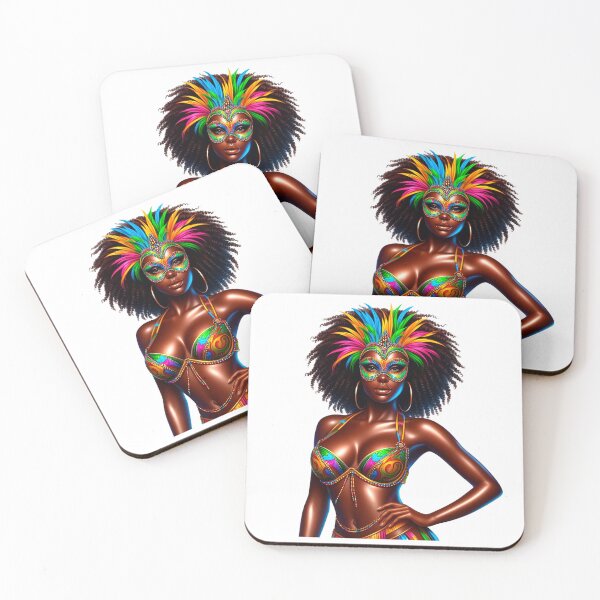 Artikelvorschau, Mardi Gras Girl, Karnevalsmädchen, Afroamerikanisches Mädchen, Mardi Gras Parade, Mardi Gras Party. entworfen und verkauft von gabrielakrall.