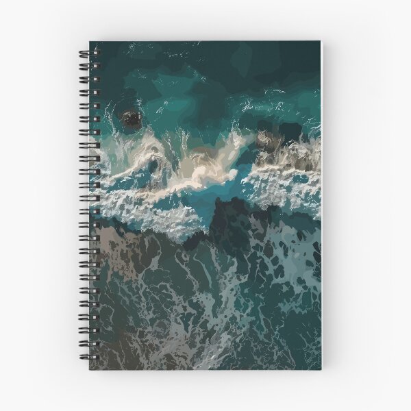Item preview, Green Ocean Waves designed and sold by Vector Scout Lab.