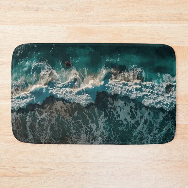Item preview, Green Ocean Waves designed and sold by Vector Scout Lab.