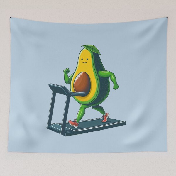 Item preview, Avocado Exercising  designed and sold by Myra365Art.