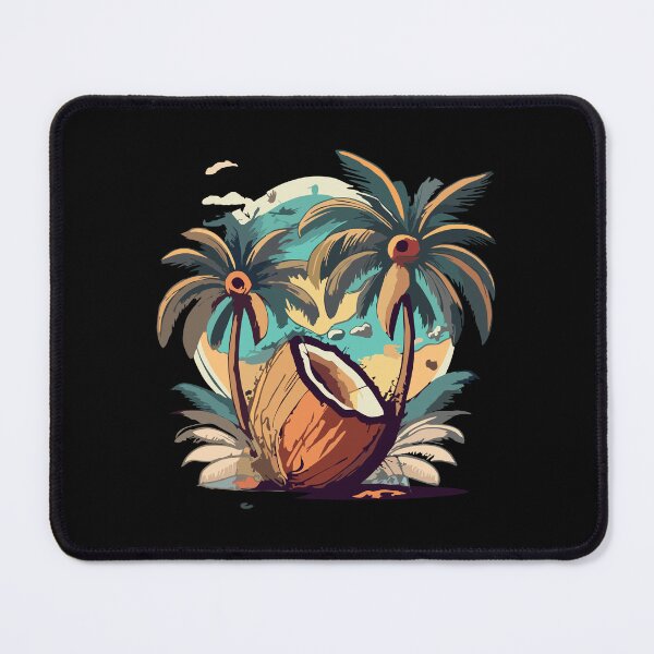 Item preview, Coconut Tree and Tropical Island designed and sold by desinganddecor.