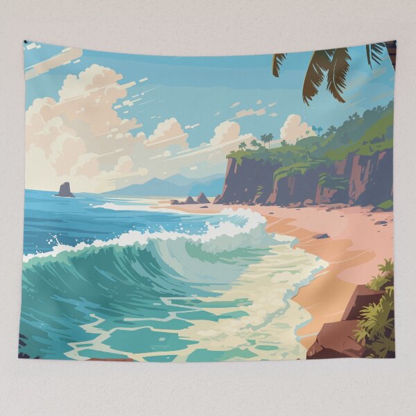 Item preview, Beautiful Beach designed and sold by Vector Scout Lab.