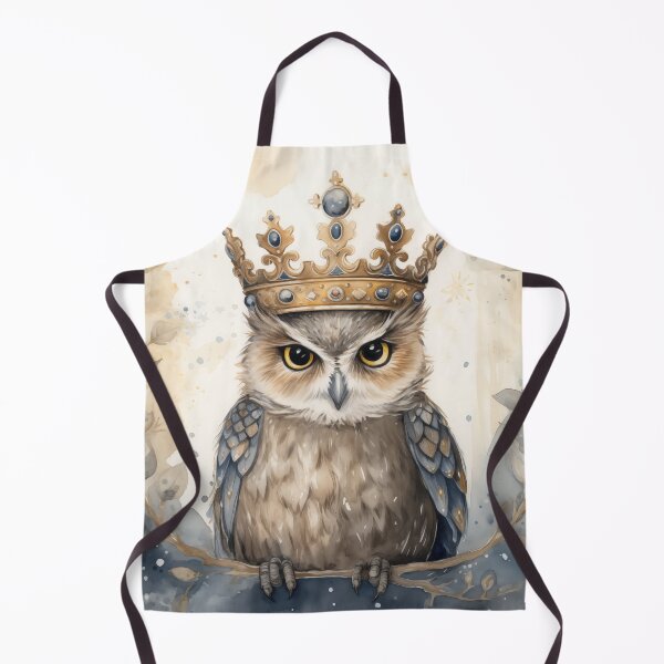Aperçu de l'œuvre le hibou avec couronne créée et vendue par WarmHeartedArt.