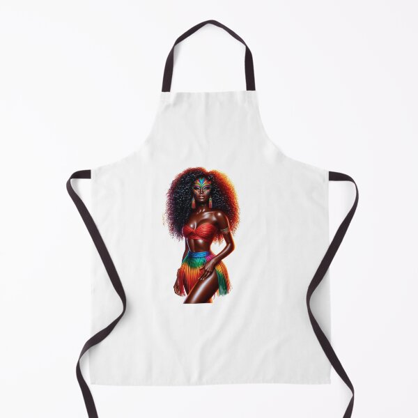 Item preview, Carnival Afro Woman, Mardi Gras Black Woman, Afro American Girl, Mardi Gras Parade, Mardi Gras Party. designed and sold by gabrielakrall.